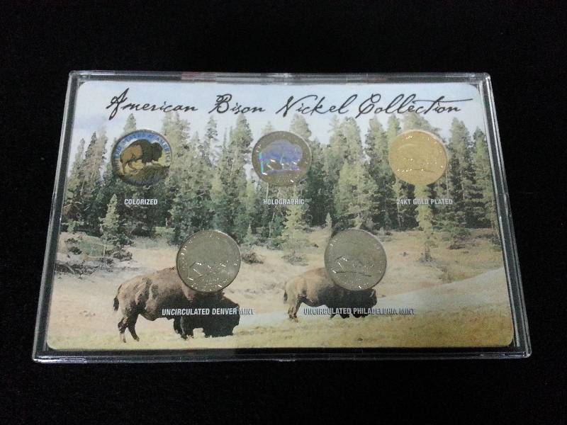lot 46 image: American Bison Nickel Collection