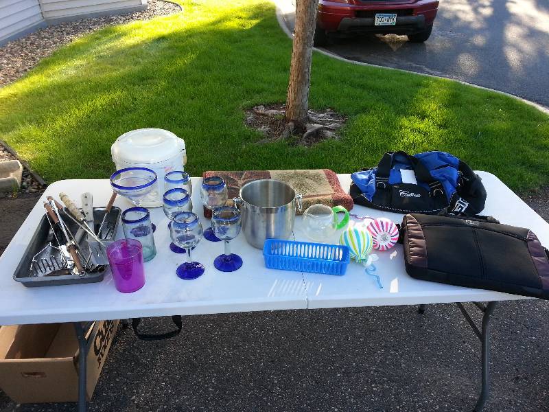 lot 136 image: Glasses, Ogio Bag, Utensils, and More