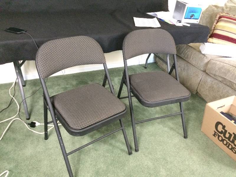 lot 38 image: Two Folding Chairs