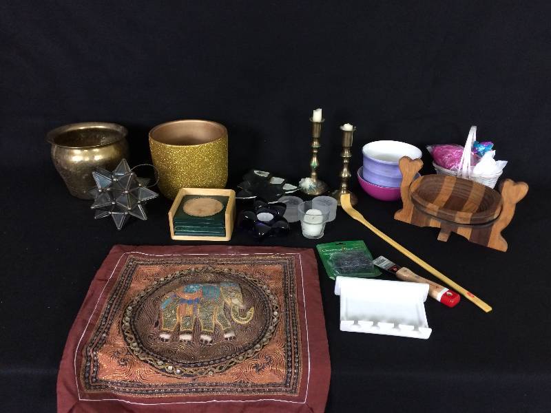 lot 94 image: A Little Bit of Everything Lot Including Brass
