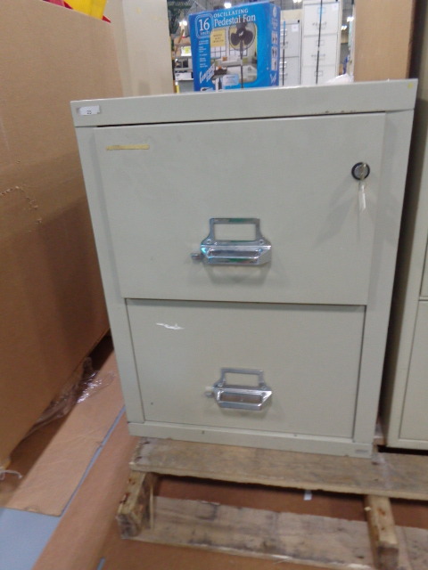 lot 78 image: 2 Drawer Record Keeping Cabinet