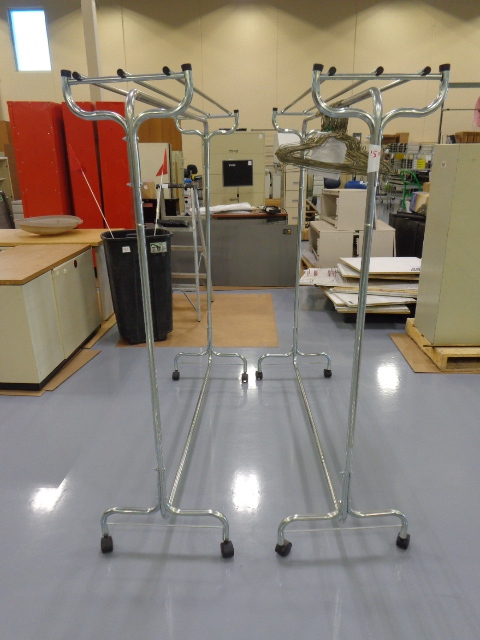 lot 156 image: clothes hanger rack