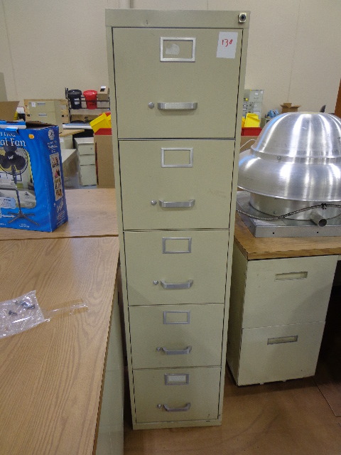 lot 130 image: File cabinet