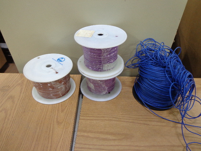 lot 140 image: 20 gauge wire reels