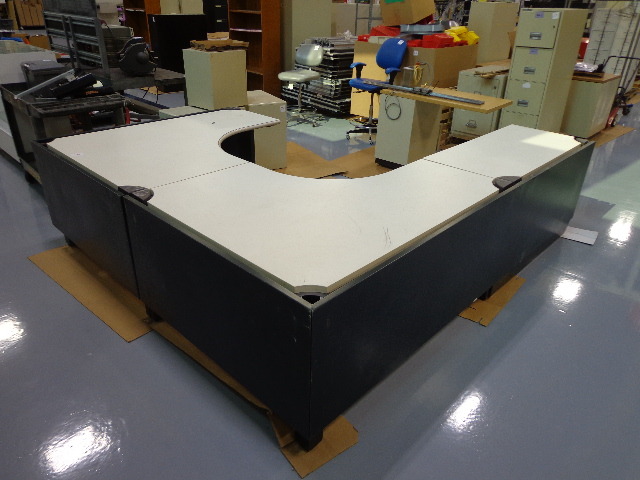 lot 66 image: J- Shape Desk