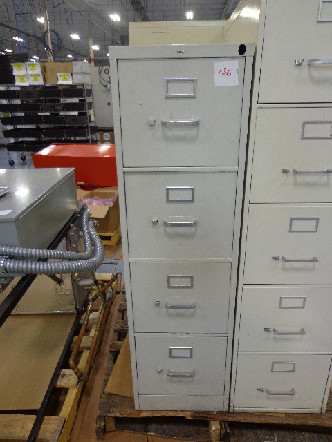 lot 136 image: File cabinet