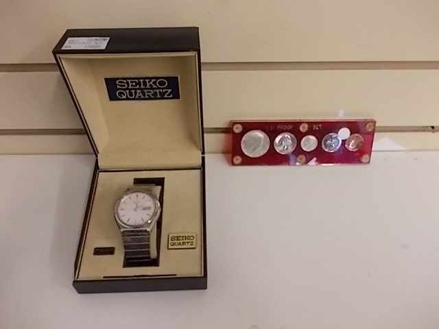 Watch and Coins