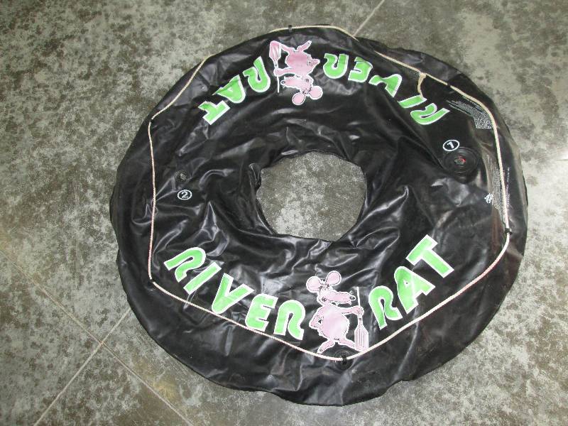 lot 8 image: RiverRat inflatable tube3.5 feet ac...