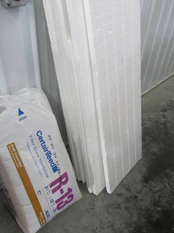 lot 35 image: Roll and foam sheet insulation...
