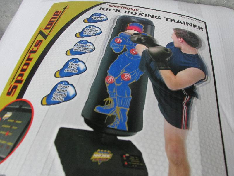 lot 37 image: Sports Zone kickboxing trainer set,...