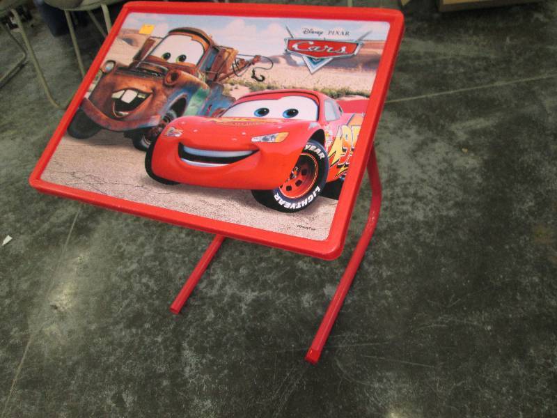 lot 79 image: Disney Cars folding kids desk...