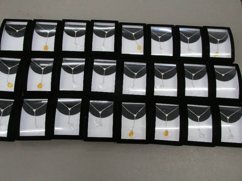 lot 119 image: lot of 24 assorted chain necklaces,...
