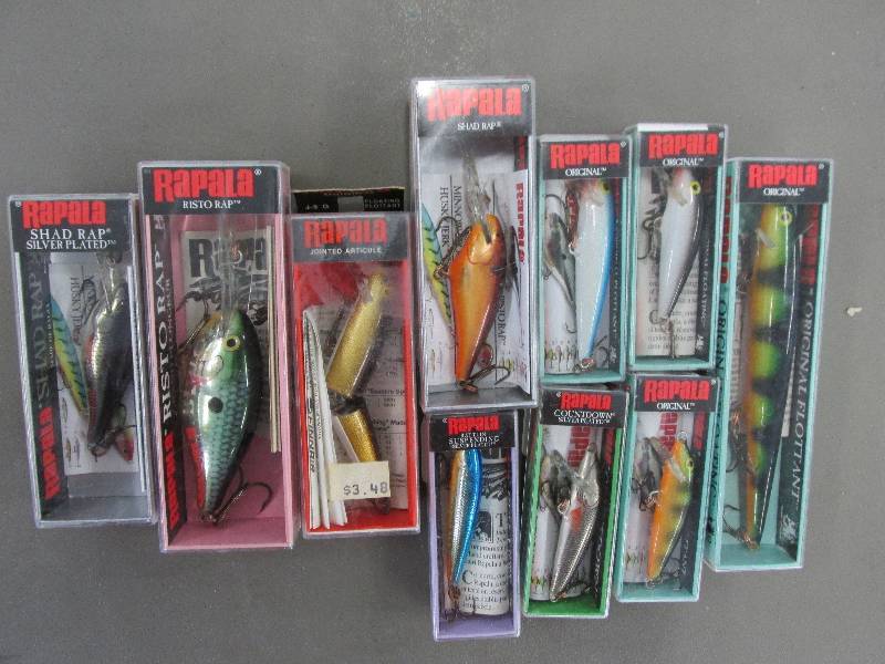 lot 127 image: Lot of new in the package Rapala fi...