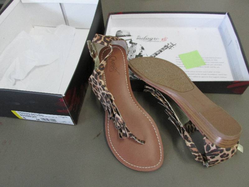 lot 157 image: Brand new Carlos sandals size 8M...