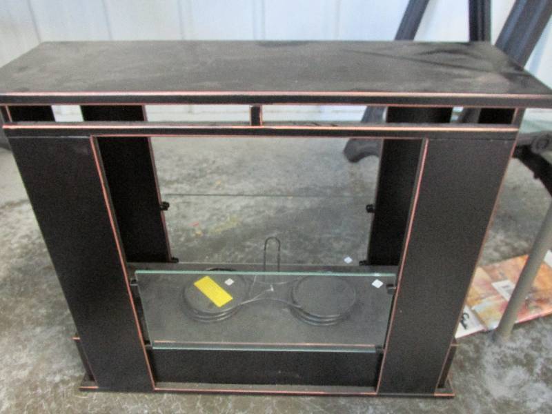 lot 169 image: Classy fireplace look 2 pillar cand...