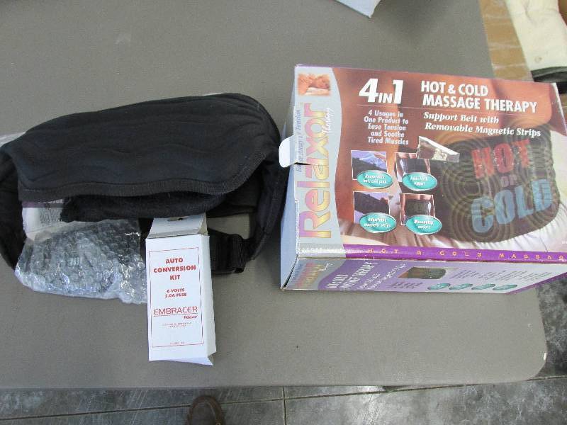 lot 174 image: 4 in 1 hot or cold magnetic massage...