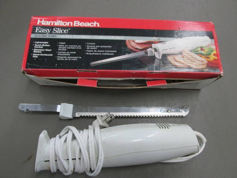 lot 198 image: Hamilton Beach easy slice electric ...