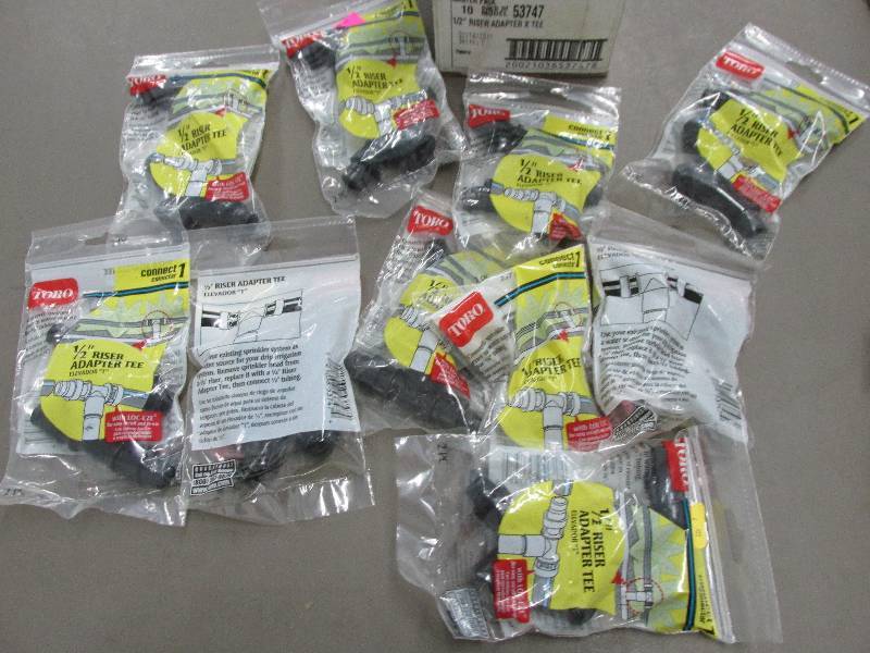 lot 199 image: Lot of Toro 12 riser adapter tee ...