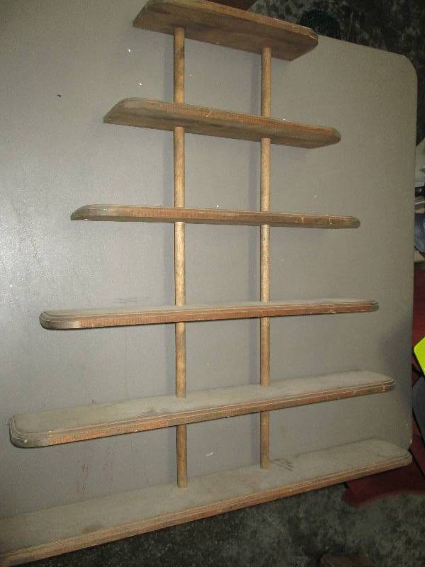lot 219 image: Wall shelf, 30 widest shelf and 30...