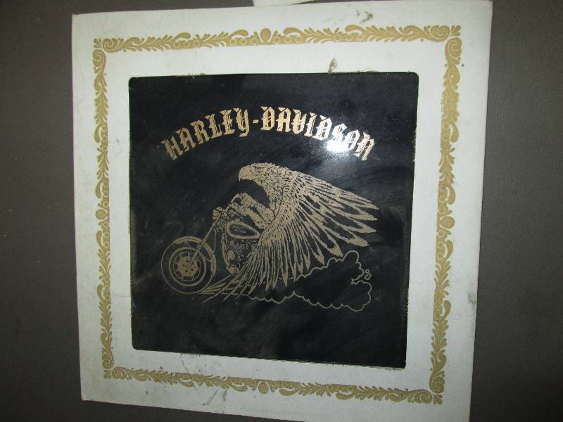 lot 229 image: Harley Davidson commemorative glass...