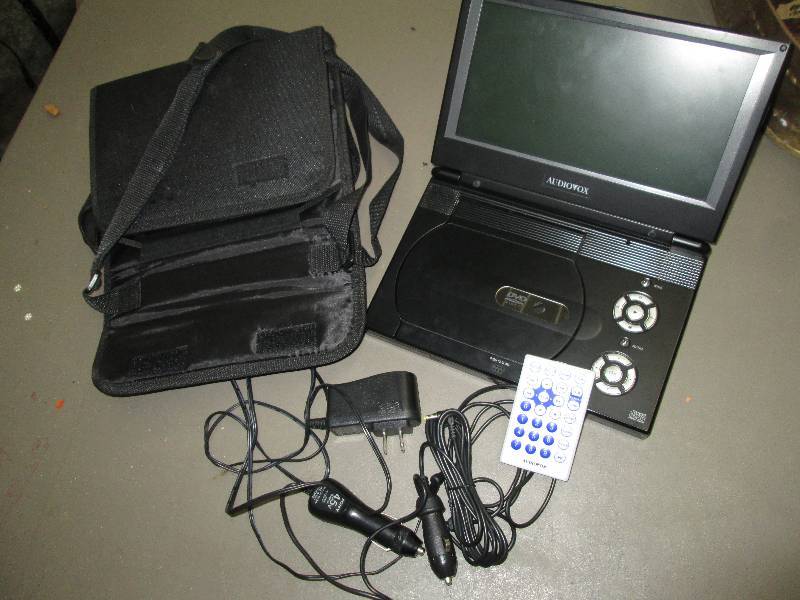 lot 238 image: Audiovox travel DVD CD player with ...