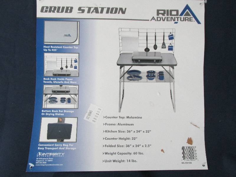lot 134 image: Looks new Grub Station portable coo...