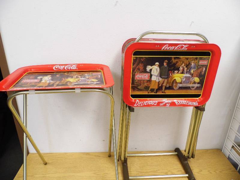 Coke TV Trays