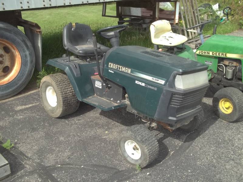 Craftsman 15.5 hp ohv riding online mower