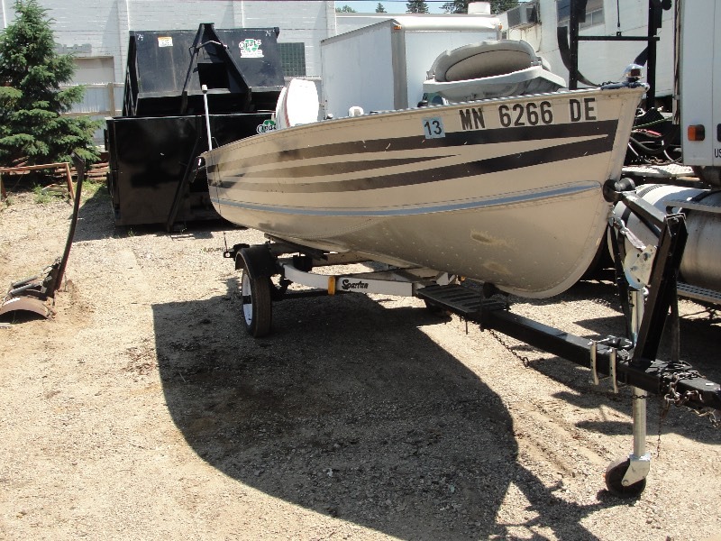 1974 Lund 14 Boat and Spartan Trailer
