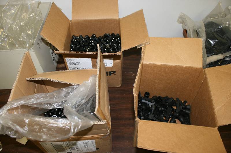 lot 1037 image: Box Lot of (3) Replacement Cleats, Miscellaneous Sizes Plastic Tightening Tools.