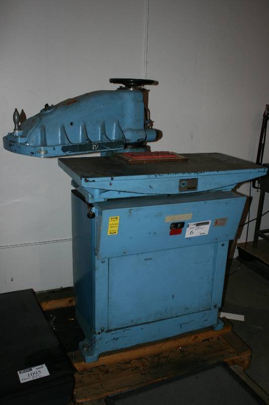 lot 6 image: Emhart USM HCM-B  Hydronic Cutting Machine Model B 115V60Cycle1Ph 40 x 37 x 62.