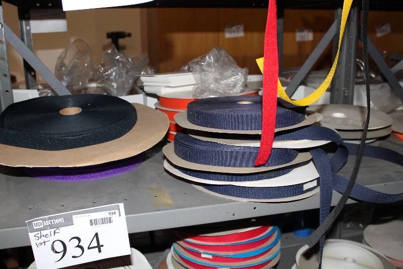 lot 934 image: Miscellaneous Rolls Of Velcro Does Not Include Shelving Unit.