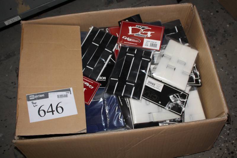 lot 646 image: Box Lot of Dougie Gear C.H.A. Sport Strap Set Adult Black.