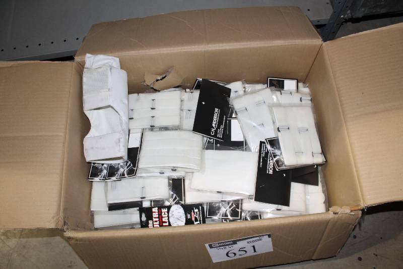 lot 651 image: Shelf Lot Including Hockey Laces, 120 Protective Guards.