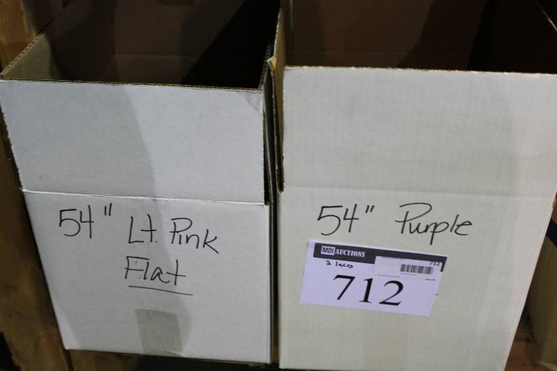 lot 712 image: Box Lot of (2) Ultra Hockey Laces 54 Purple & Pink.