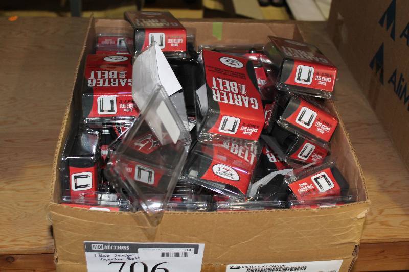lot 706 image: Box Lot of Junior Garter Belts Fits Waist 20 - 30.