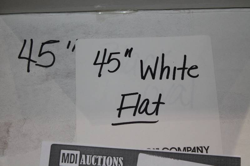 lot 715 image: Box of C.H.A. 45 White Flat Lace The Ultra Lace.