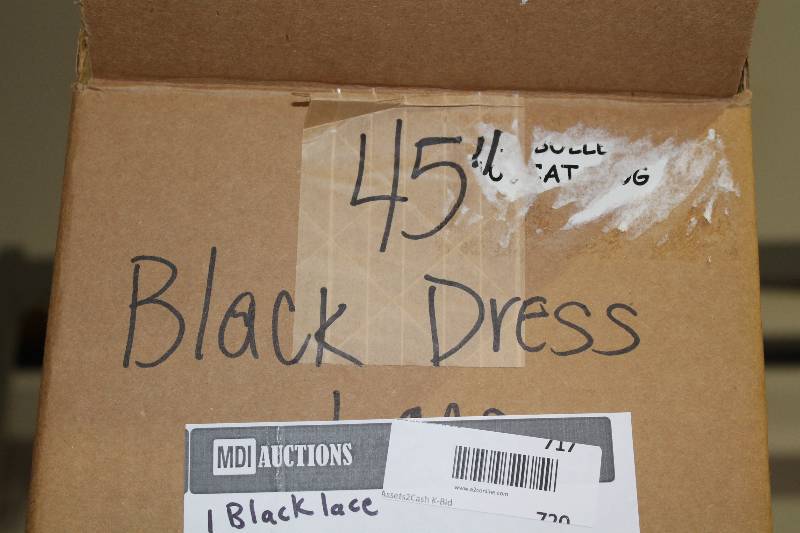 lot 717 image: Box of C.H.A. 45 Black Dress Lace The Ultra Lace.