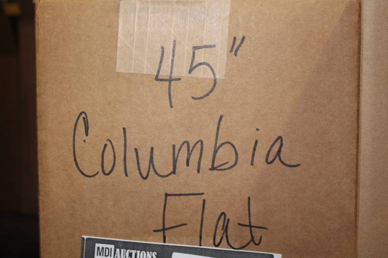 lot 725 image: Box of C.H.A. 45 Columbia Blue Flat Lace The Ultra Lace.