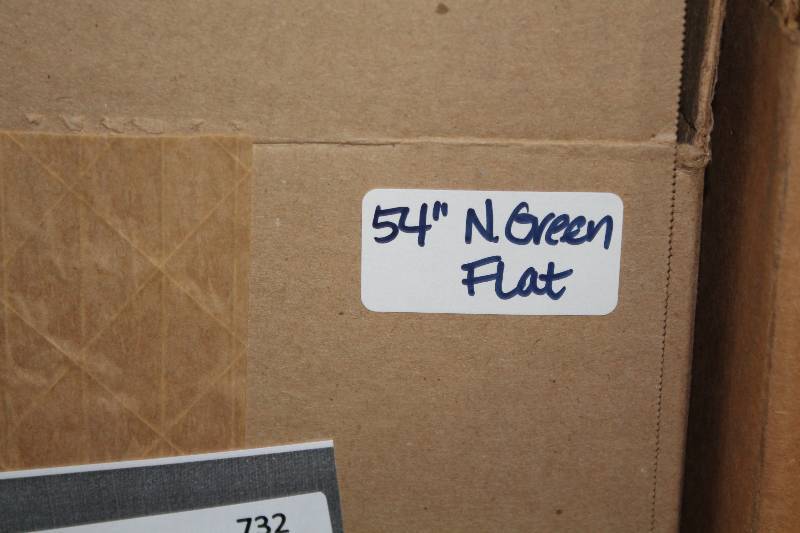 lot 732 image: Box of C.H.A. 54 Neon Green Flat Lace The Ultra Lace.