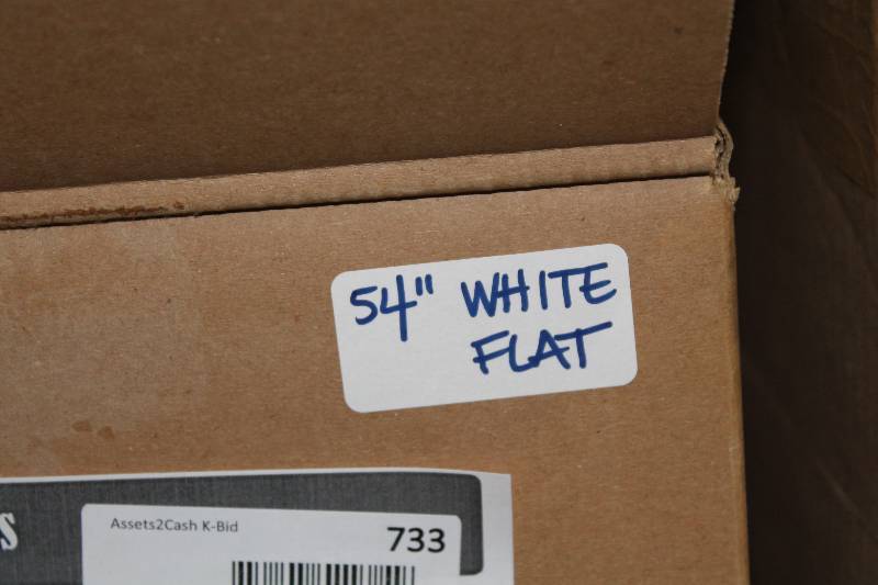 lot 733 image: Box of C.H.A. 54 White Flat Lace The Ultra Lace.