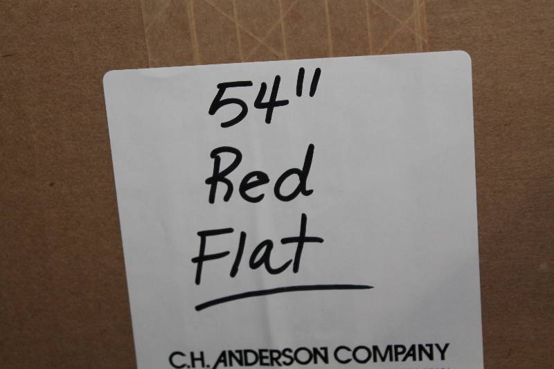 lot 736 image: Box of C.H.A. 54 Red Flat Lace The Ultra Lace.