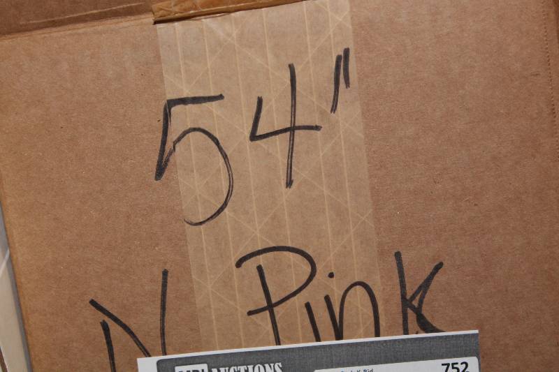 lot 752 image: Box of C.H.A. 54 Neon Pink TT Oval Lace The Ultra Lace.