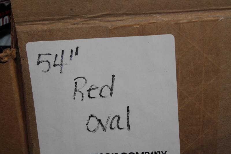 lot 754 image: Box of C.H.A. 54 Red TT Oval Lace The Ultra Lace.
