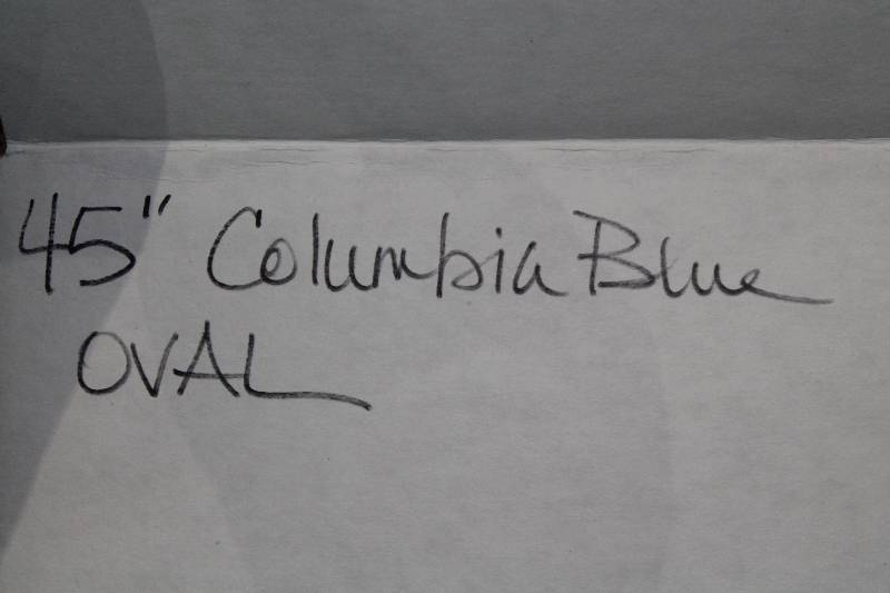 lot 761 image: Box of C.H.A. 45 Columbia Blue TT Oval Lace The Ultra Lace.