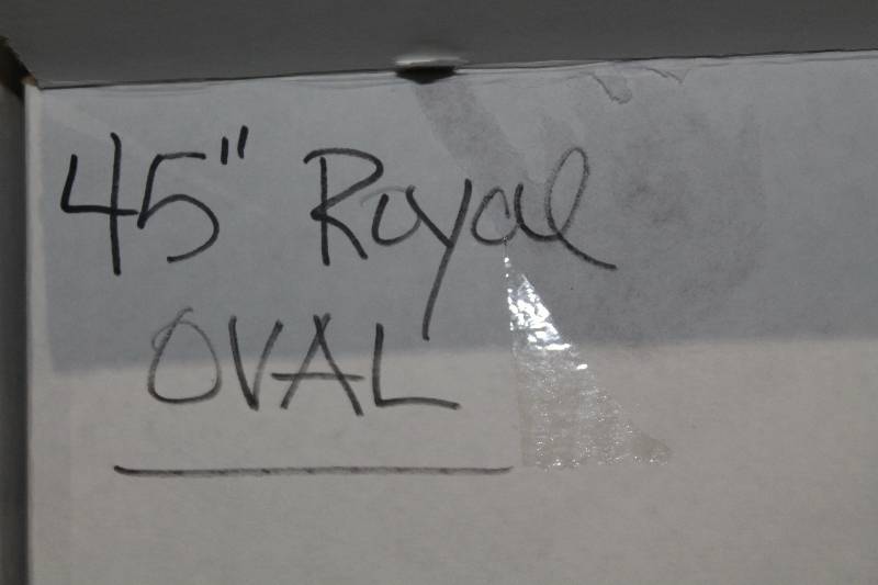 lot 762 image: Box of C.H.A. 45 Royal Blue TT Oval Lace The Ultra Lace.