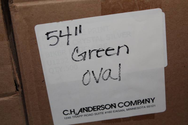 lot 767 image: Box of C.H.A. 54 Green TT Oval Lace The Ultra Lace.