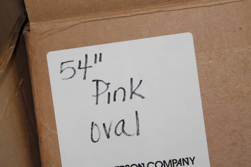 lot 771 image: Box of C.H.A. 54 Pink TT Oval Lace The Ultra Lace.