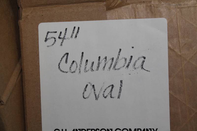 lot 772 image: Box of C.H.A. 54 Columbia Blue TT Oval Lace The Ultra Lace.