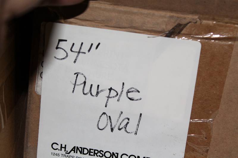 lot 773 image: Box of C.H.A. 54 Purple TT Oval Lace The Ultra Lace.